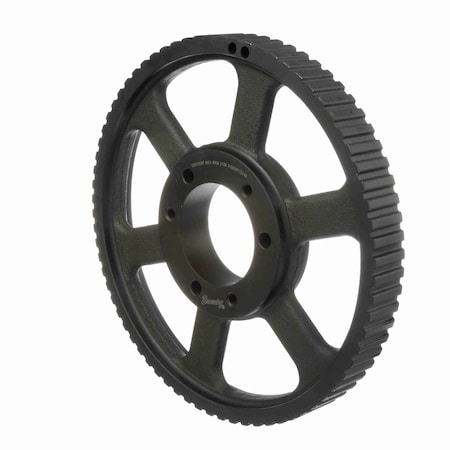 Browning Steel Bushed Bore Gearbelt Pulley, 72H100SF 72H100SF